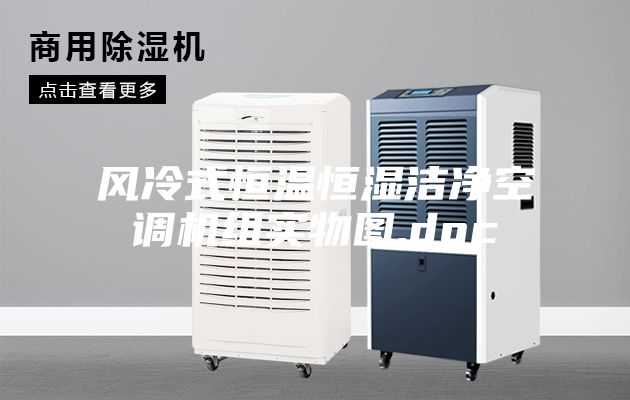 風冷式恒溫恒濕潔凈空調機組實物圖.doc