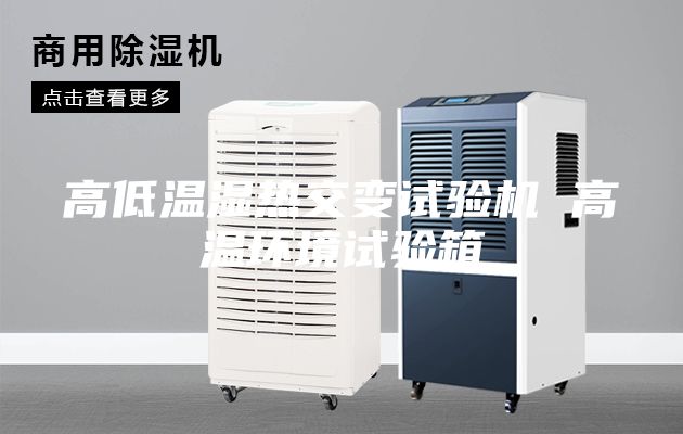 高低溫濕熱交變試驗機 高溫環境試驗箱