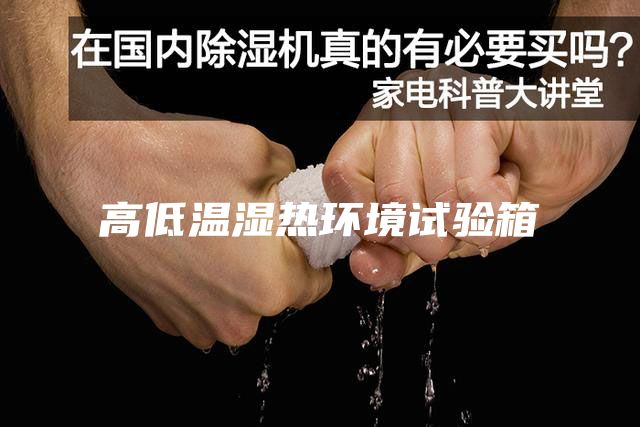 高低溫濕熱環境試驗箱
